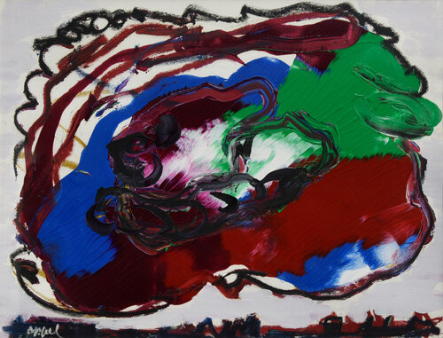 Nuages sur New York di Karel Appel, Opera su carta in vendita su Singulart