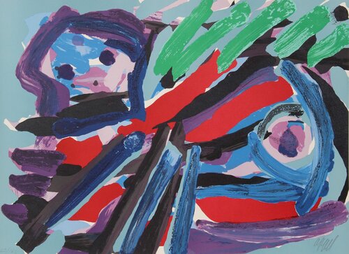 Walking with My Bird by Karel Appel, 인쇄 for Sale on Singulart