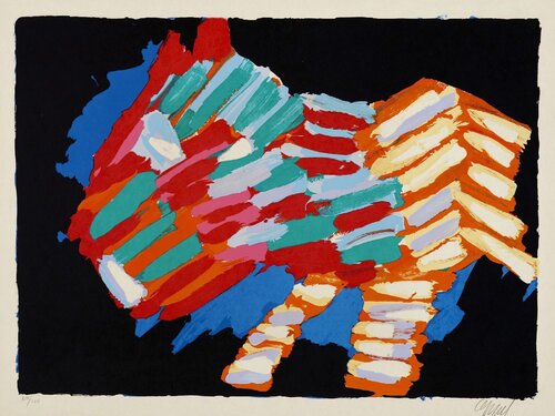 Cat in the Night by Karel Appel, Print for Sale on Singulart