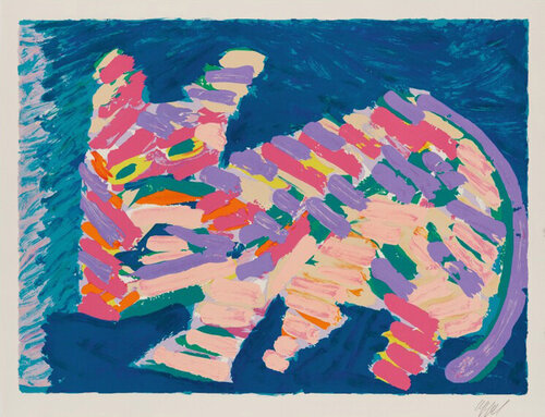 Resting Cat by Karel Appel, 인쇄 for Sale on Singulart