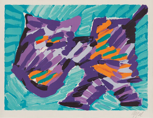 Walking Cat by Karel Appel, 인쇄 for Sale on Singulart