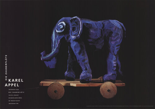 Die Zauberflote (Magic Flute), Elephant von Karel Appel, Druck kaufen auf Singulart