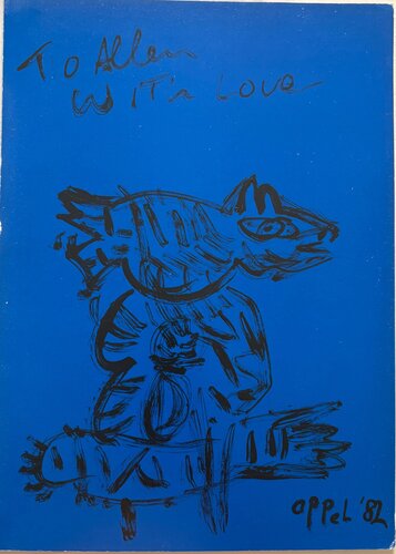 Untitled (for Allen Ginsberg) von Karel Appel, Werk auf Papier kaufen auf Singulart