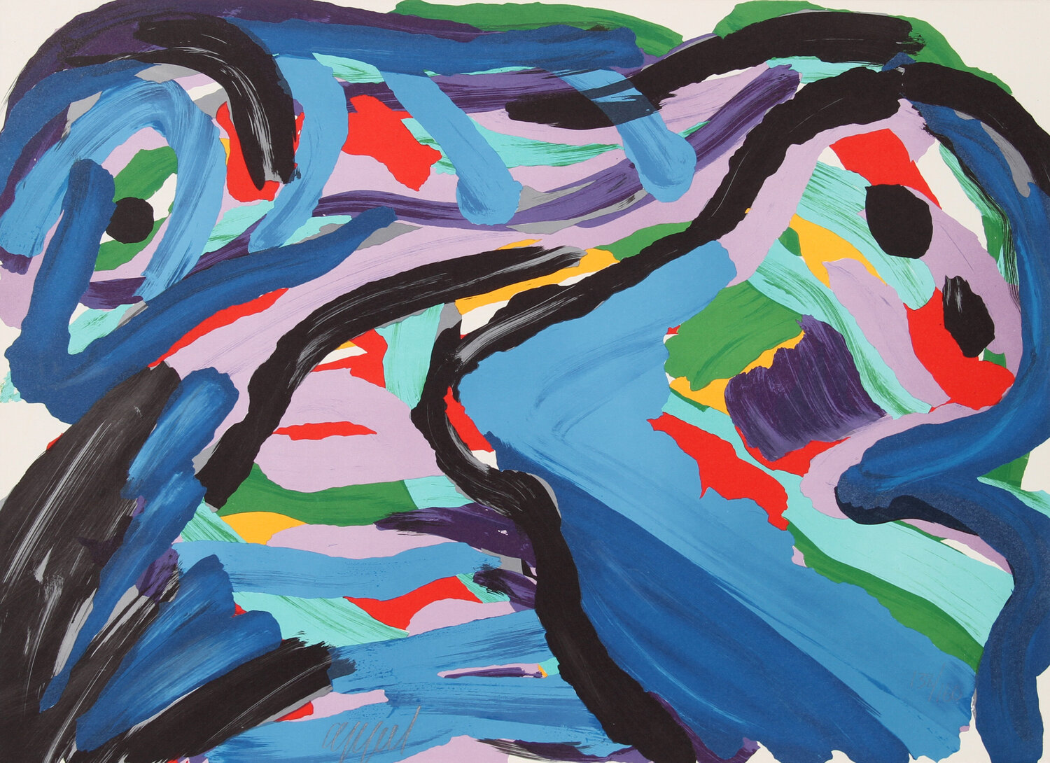 Floating in a Landscape Karel Appel Stampa in vendita