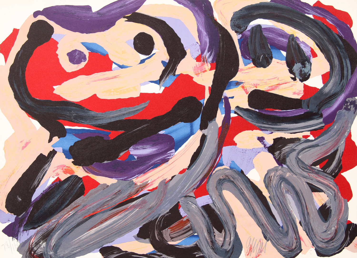 Happy Battle Karel Appel 인쇄 판매 중
