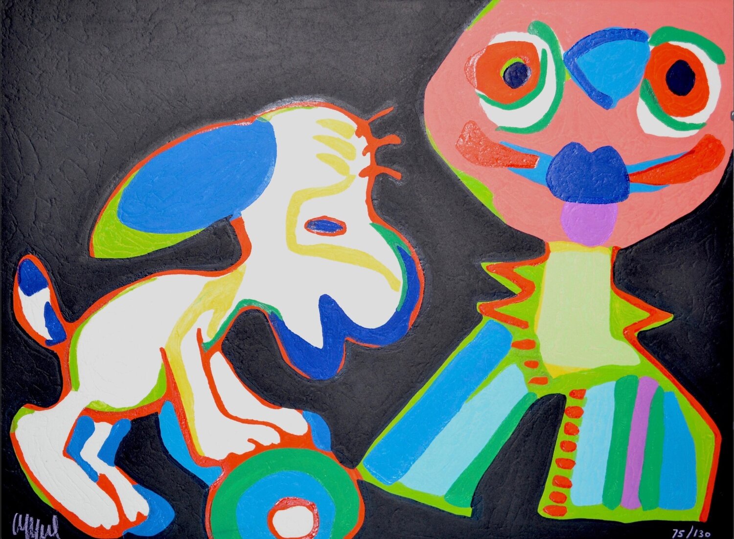 Circus suite, no. 18 Karel Appel Druck zu verkaufen