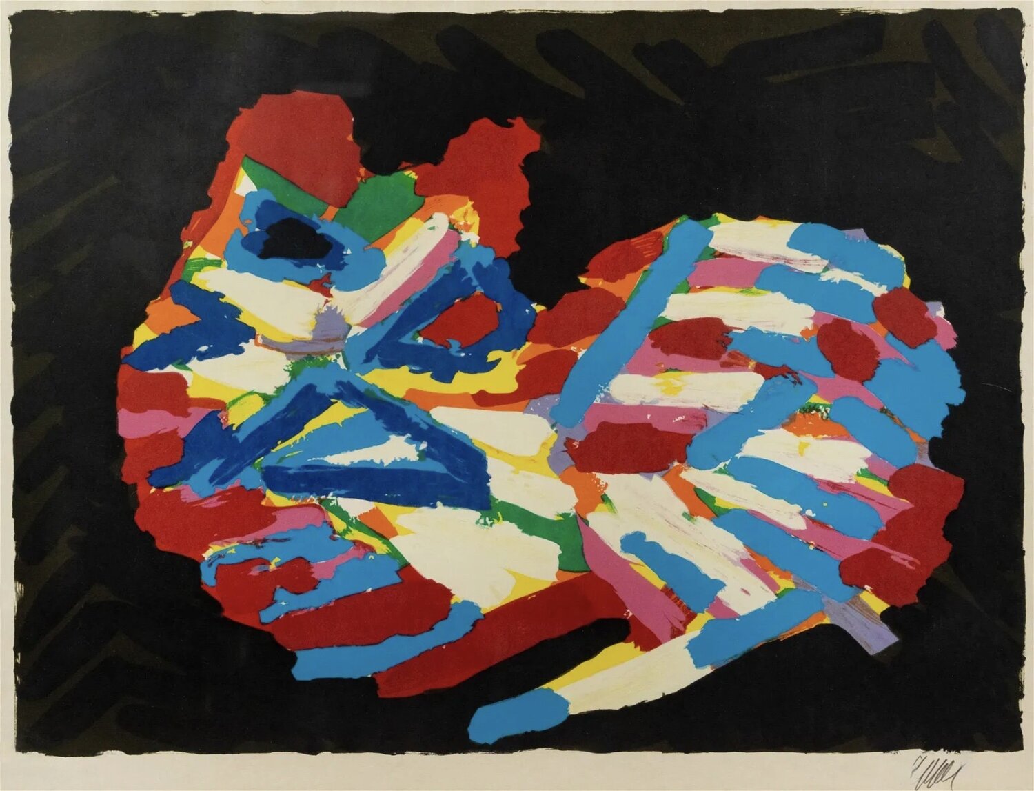 House Cat Karel Appel Stampa in vendita
