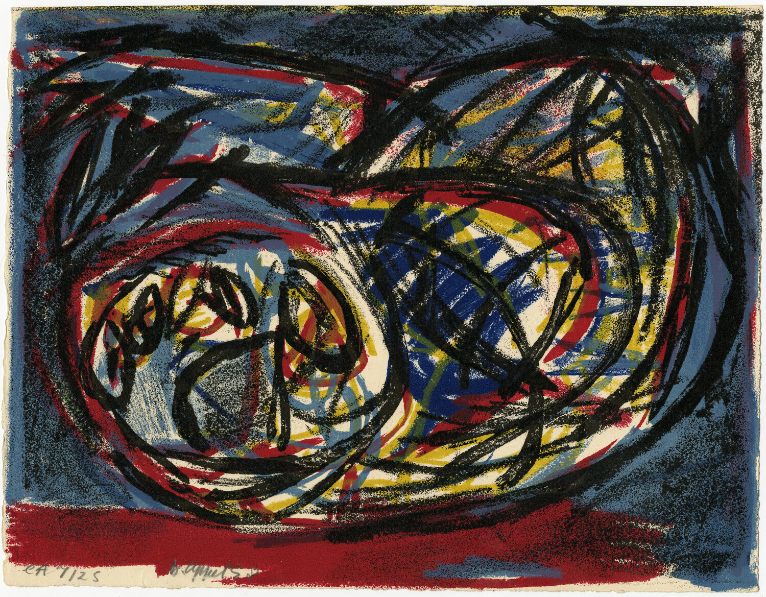 Nightfear Karel Appel Stampa in vendita