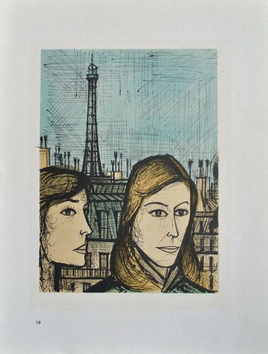 Visages van Bernard Buffet, Afdruk te koop op Singulart