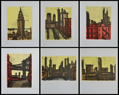 New York di Bernard Buffet, Stampa in vendita su Singulart