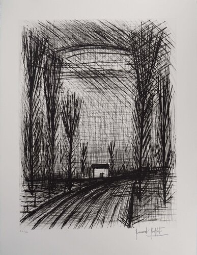 La route van Bernard Buffet, Afdruk te koop op Singulart