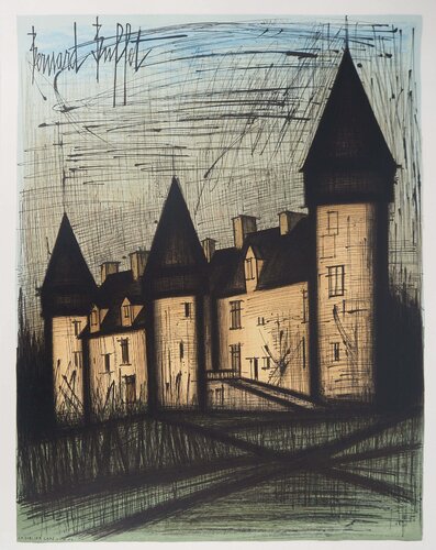 Château de Culan van Bernard Buffet, Afdruk te koop op Singulart