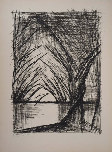 Cathédrale d'arbres, Gravure originale by Bernard Buffet, Print for Sale on Singulart