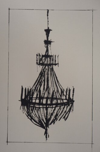 Le lustre van Bernard Buffet, Afdruk te koop op Singulart