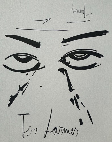 Tes larmes van Bernard Buffet, Afdruk te koop op Singulart