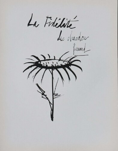 La fidélité du chardon, Gravure originale signée by Bernard Buffet, Print for Sale on Singulart