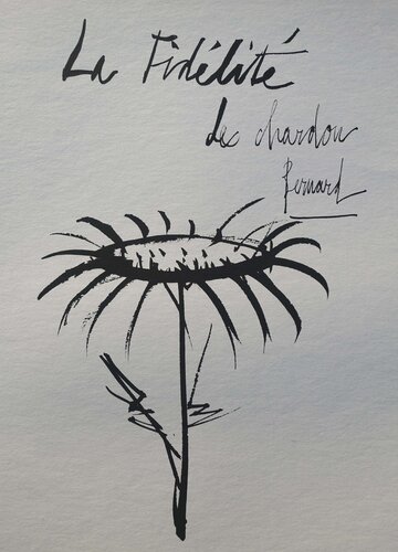 La fidélité du chardon van Bernard Buffet, Afdruk te koop op Singulart