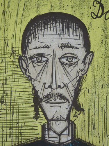 Intendant Dollon (série Fantomas) van Bernard Buffet, Afdruk te koop op Singulart