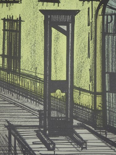 La guillotine (série Fantomas) van Bernard Buffet, Afdruk te koop op Singulart