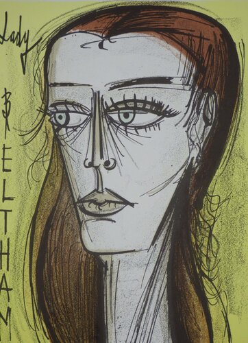 Lady Beltham (série Fantomas) by Bernard Buffet, Print for Sale on Singulart