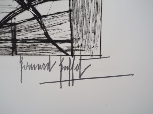 Crabe et panier de pêche, Bernard Buffet