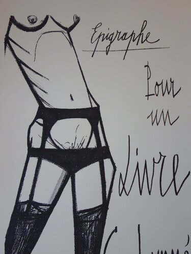 Epigraphe pour un livre condamné van Bernard Buffet, Afdruk te koop op Singulart