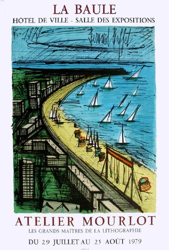 Expo 79 - Atelier Mourlot La Baule van Bernard Buffet, Afdruk te koop op Singulart