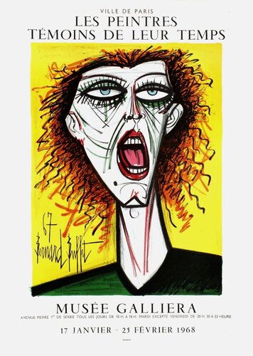 Expo 68 - Musée Galliéra by Bernard Buffet, Print for Sale on Singulart