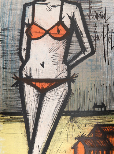 La Plage by Bernard Buffet, Print for Sale on Singulart