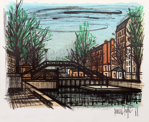 Canal St. Martin von Bernard Buffet, Druck kaufen auf Singulart