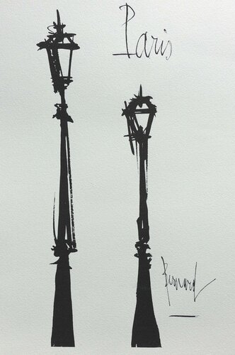Paris van Bernard Buffet, Afdruk te koop op Singulart