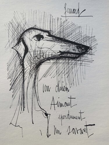 Le chien van Bernard Buffet, Afdruk te koop op Singulart