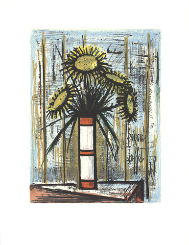 Sunflowers di Bernard Buffet, Stampa in vendita su Singulart