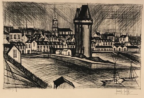 La Tour Solidor (The Soldier Tower) di Bernard Buffet, Stampa in vendita su Singulart