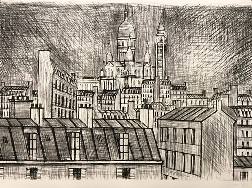 Le Sacré-Coeur a Montmartre di Bernard Buffet, Stampa in vendita su Singulart