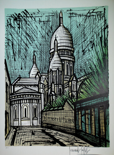 Sacré Coeur di Bernard Buffet, Stampa in vendita su Singulart
