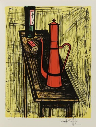 La Caftiere Rouge van Bernard Buffet, Schilderij te koop op Singulart