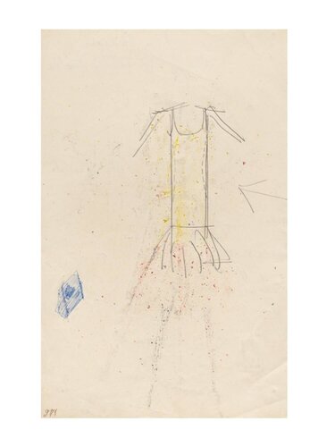 Un Badeau: La Petite Vieille van Bernard Buffet, Werk op papier te koop op Singulart