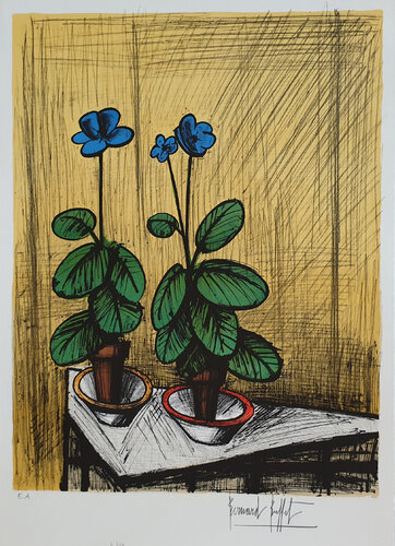 Primeveres Bleues van Bernard Buffet, Afdruk te koop op Singulart