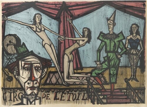 Le Cirque de l'Etoile van Bernard Buffet, Afdruk te koop op Singulart