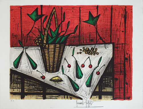 Nature Morte au Panier van Bernard Buffet, Afdruk te koop op Singulart