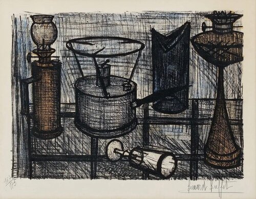 Naturaleza muerta van Bernard Buffet, Afdruk te koop op Singulart