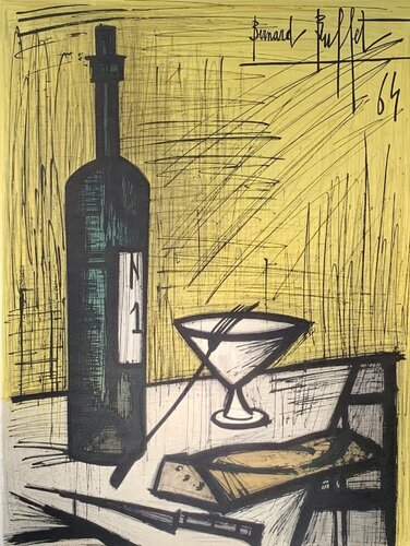 Le Pain et le Vin van Bernard Buffet, Afdruk te koop op Singulart