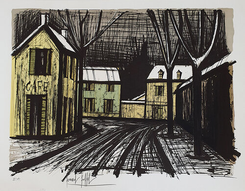 Village sous la neige van Bernard Buffet, Afdruk te koop op Singulart