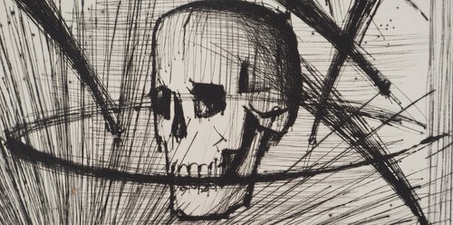 Voyages fantastiques : Le triomphe de la mort van Bernard Buffet, Afdruk te koop op Singulart