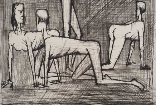 Voyages fantastiques : Les hommes de la Lune van Bernard Buffet, Afdruk te koop op Singulart