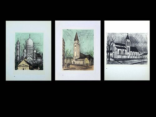 Monuments de Paris by Bernard Buffet, 版画 for Sale on Singulart