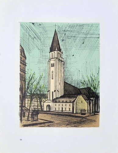 Monuments de Paris von Bernard Buffet, Druck kaufen auf Singulart
