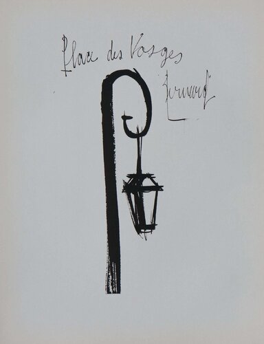 Place des Vosges, Gravure originale signée by Bernard Buffet, Print for Sale on Singulart