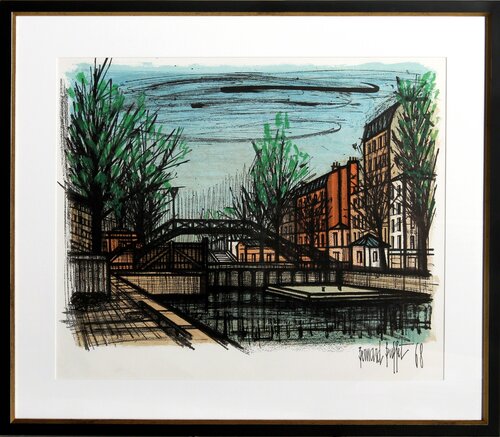 Canal St. Martin von Bernard Buffet, Druck kaufen auf Singulart
